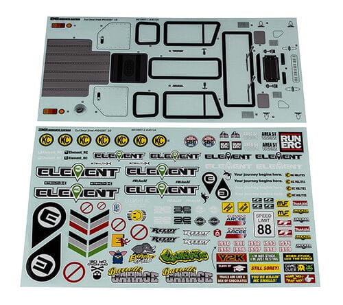 Element RC ENDURO Zuul Decal Sheets [42357]