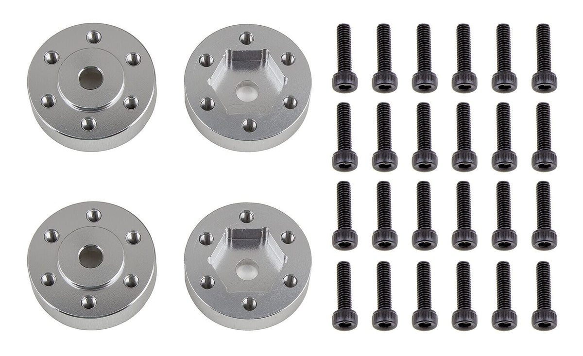 Element RC Factory Team ENDURO Beadlock Hex Adapters, aluminum [42103]