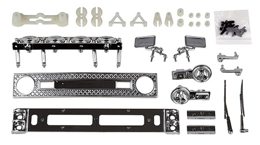 Element RC MT12 Accessories, chrome [41103]