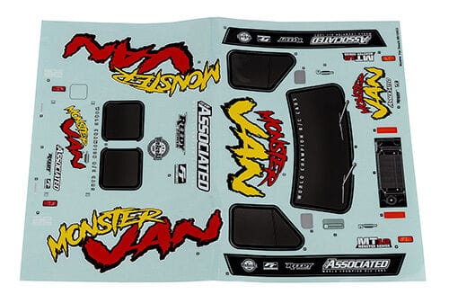 Element RC MT12 Monster Van Decal Sheet [41118]