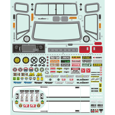 Element RC Sendero HD Decal Sheet [42237]