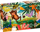 Enjoy 2036 In the Jungle 1000pc Jigsaw Puzzle