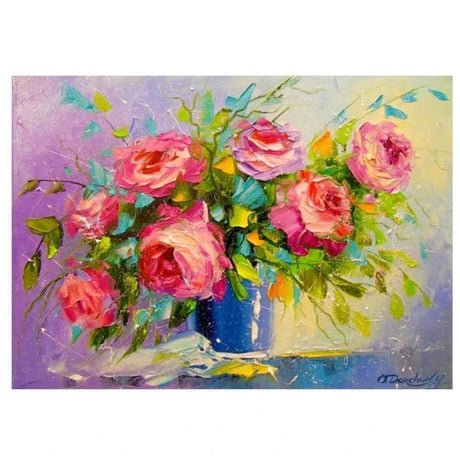 Enjoy A Bouquet of Roses 1000pc Jigsaw Puzzle - Hobbytech Toys