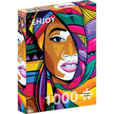 Enjoy African Beauty 1000pc Jigsaw Puzzle - Hobbytech Toys