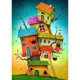 Enjoy Fairy Tale Houses 1000pc Jigsaw Puzzle - Hobbytech Toys