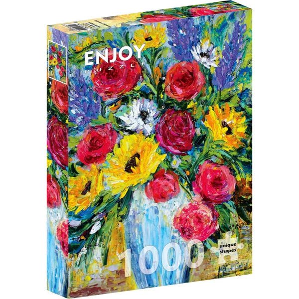 Enjoy Forever Blooms 1000pc Jigsaw Puzzle - Hobbytech Toys