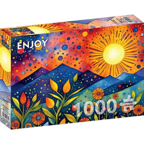 Enjoy Sunset Rain 1000pc Jigsaw Puzzle - Hobbytech Toys