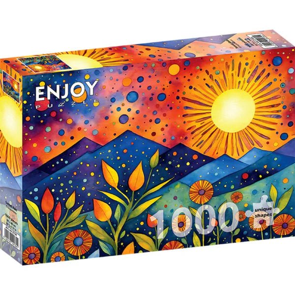 Enjoy Sunset Rain 1000pc Jigsaw Puzzle - Hobbytech Toys
