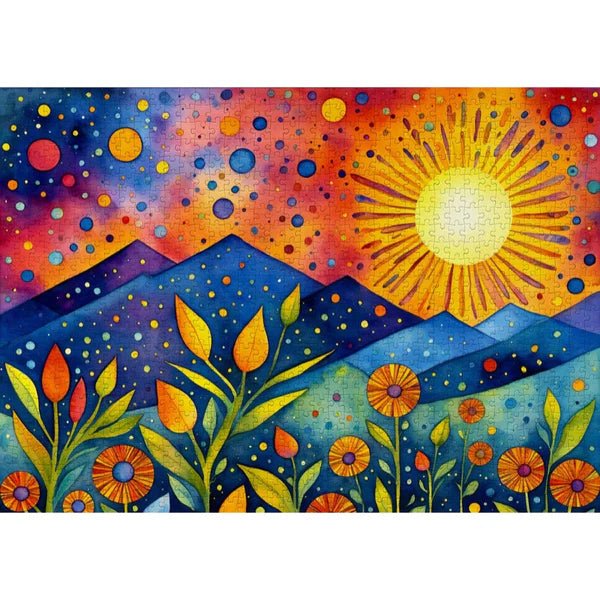 Enjoy Sunset Rain 1000pc Jigsaw Puzzle - Hobbytech Toys
