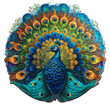 Escape Welt Peacock 300pc Wooden Jigsaw Puzzle - Hobbytech Toys