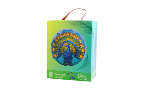 Escape Welt Peacock 300pc Wooden Jigsaw Puzzle - Hobbytech Toys