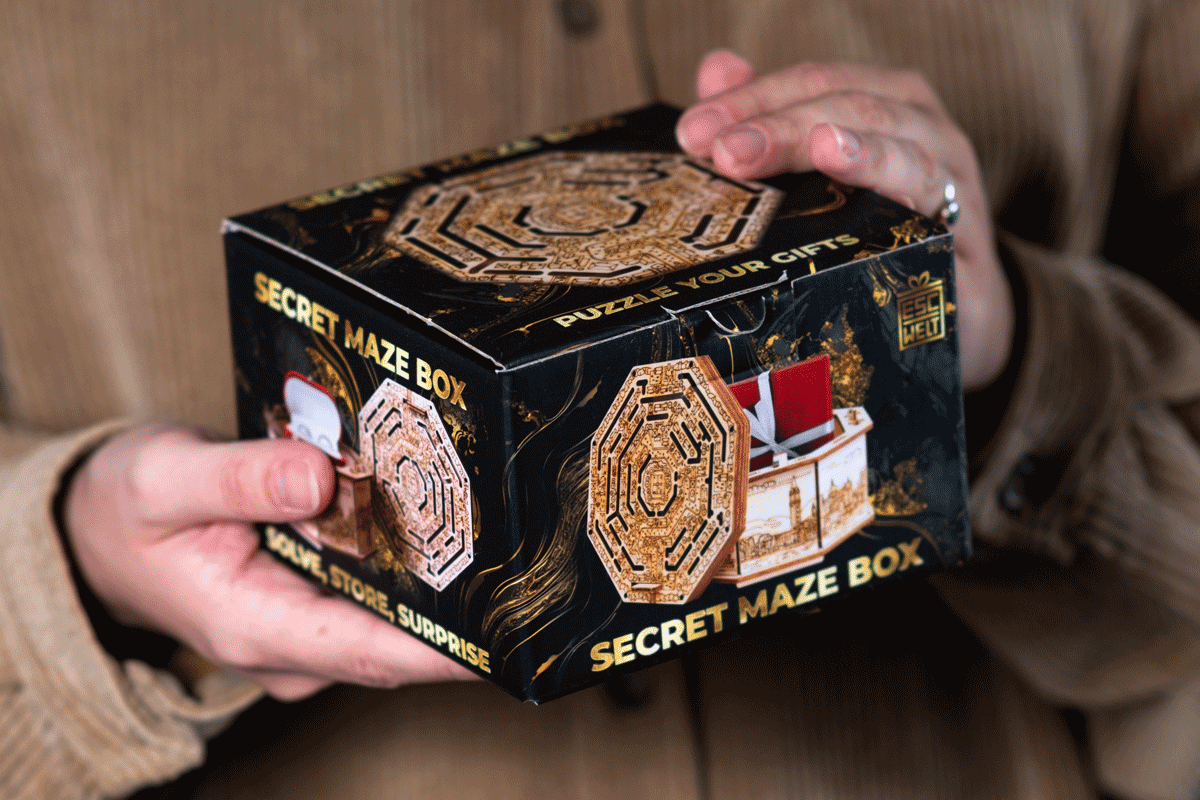 Escapewelt Secret Maze Box - Assembled - Hobbytech Toys