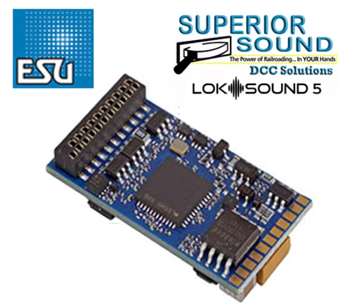 ESU LokSound 5 DCC Blank Decoder 21 Pin MTC NEM660 [54829]**