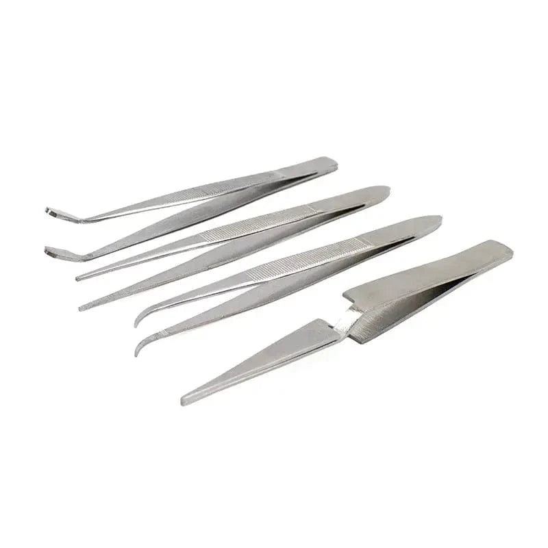 Excel 30416 6 Inch Tweezer Set (4pcs) Excel TOOLS