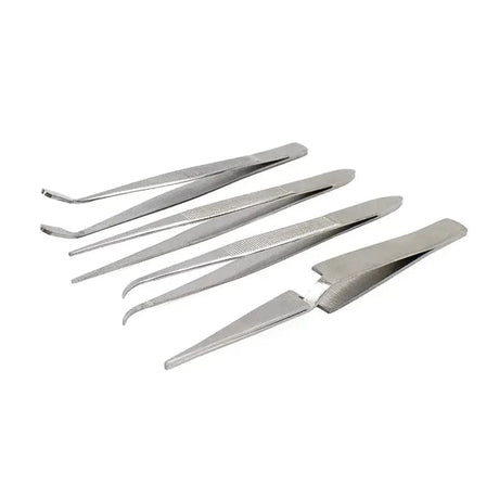 Excel 30416 6 Inch Tweezer Set (4pcs) Excel TOOLS