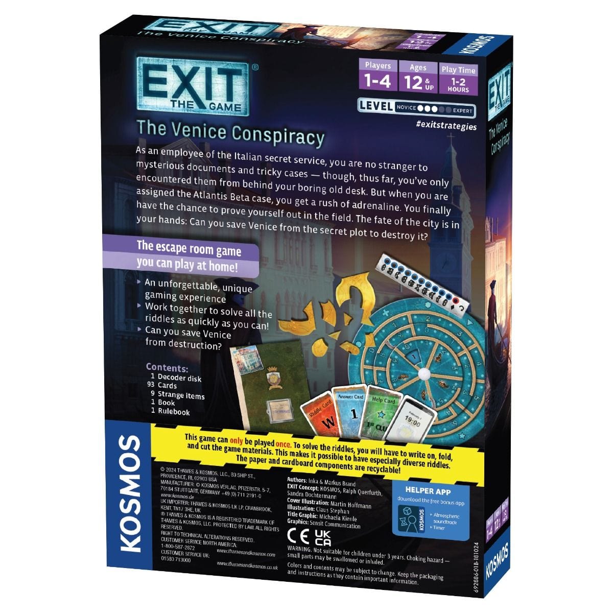 Exit the Game Venice Conspiracy