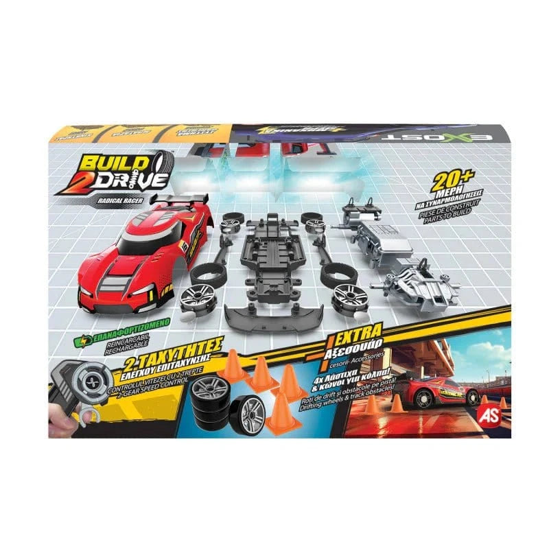 EXOST Remote Control Build 2 Drive - Radical Racer RC Kit - Hobbytech Toys