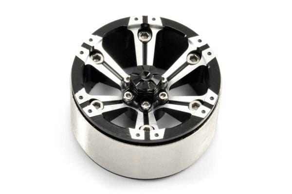 Fastrax 1.9" Heavy Duty Split 6 Alloy Beadlock Wheels (2pcs) [FAST0145] - Hobbytech Toys