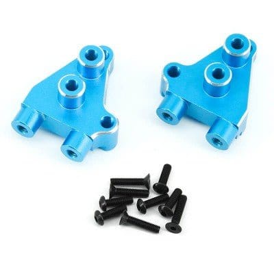 Fastrax Tamiya BBX BB - 01 Blue Aluminium Front Bulkhead Set - Hobbytech Toys