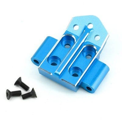Fastrax Tamiya BBX BB - 01 Blue Aluminium Front Lower Suspension Mount (1pc) - Hobbytech Toys