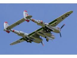 FlightLine P - 38L Lightning Pacific Silver 1600mm Wingspan PNP [FLW3011P] - Hobbytech Toys
