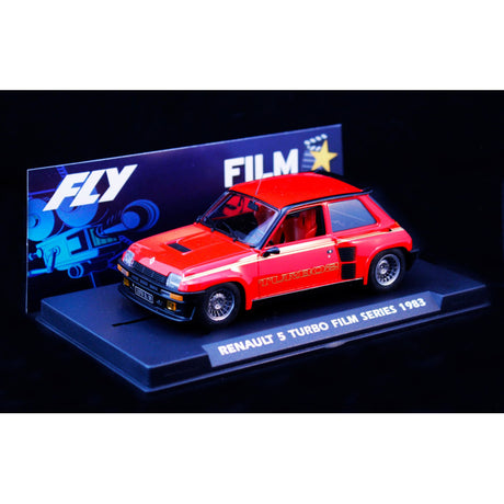 FLY Slot A2062 Renault 5 Turbo Film Series 1983 + Secret Agent Figure - Hobbytech Toys