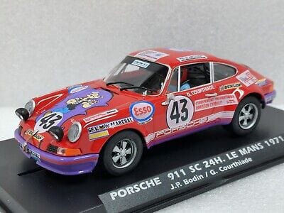 Fly Slot Porsche 911 No.43 Le Mans 1971 Popeye Slot Car [A2072]** - Hobbytech Toys