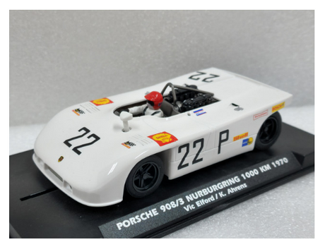 FLY Slot A2029 1/32 Porsche 908/3 Shell P No.22 Vic Elford Slot Car - Hobbytech Toys