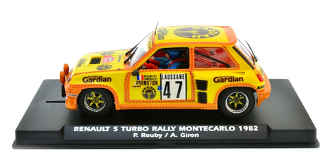 FLY Slot A2055 1/32 Renault 5 Turbo No.47 Monte Carlo Rally 1982 Slot Car - Hobbytech Toys