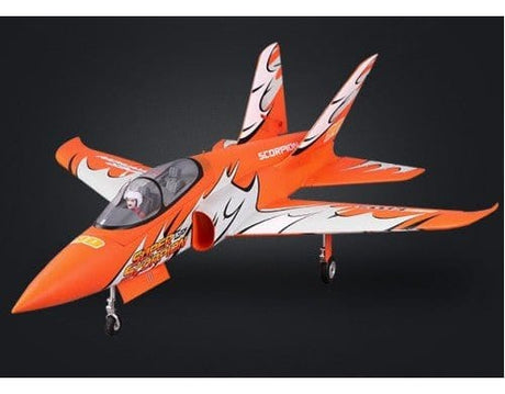 FMS 097 - POG Super Scorpion Orange 90mm EDF RC Jet PNP - Hobbytech Toys