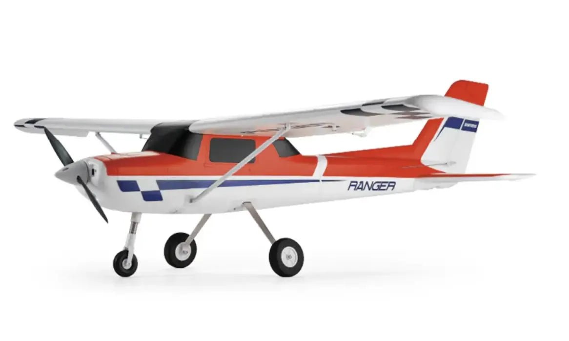 FMS Ranger 1220mm V3 RTF RC Plane with Reflex V3 Gyro - Red - Mode 1 - Hobbytech Toys