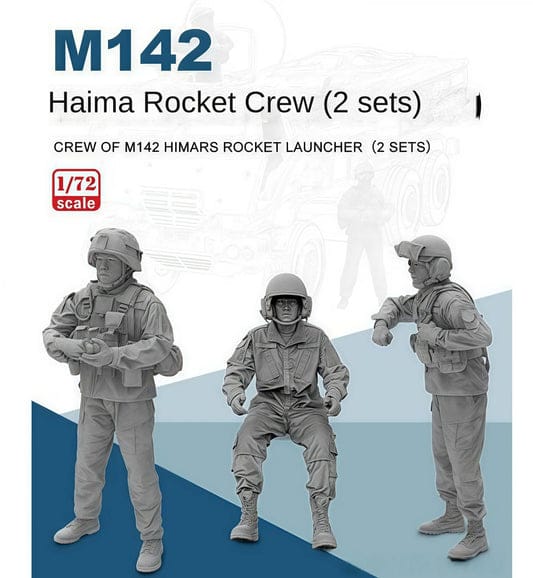 ForeArt 1/72 M142 HIMARS crew 3D-printed figure set 9003