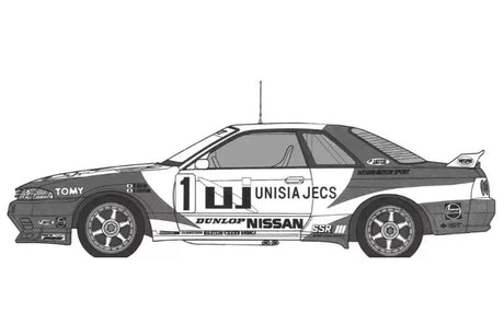 Fujimi 1/12 Unisia Jecs Skyline (BNR32 1993 JTC) (Axes No.5) Plastic Model Kit - Hobbytech Toys