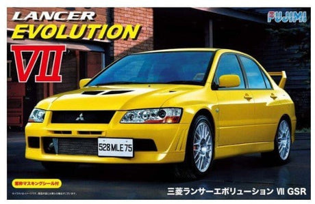 Fujimi 1/24 Mitsubishi Lancer Evolution VII GSR w/Window Frame Masking (ID - 179) [03920] - Hobbytech Toys