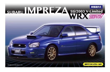 Fujimi 1/24 Subaru Impreza Sti ver IV/VI w/Window Frame Masking Seal (ID - 99) Plastic Model Kit - Hobbytech Toys