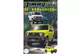 Fujimi 1/24 Suzuki Jimny JB64 (XC/Kinetic Yellow) (C - NX - 17) Plastic Model Kit - Hobbytech Toys