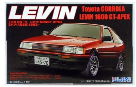 Fujimi 1/24 Toyota AE86 Levin 83 (ID - 9) Plastic Model Kit - Hobbytech Toys