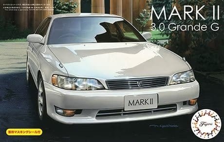 Fujimi 1/24 Toyota Mark.II 3.0 Grande G w/Window Frame Masking (ID - 118) Plastic Model Kit - Hobbytech Toys