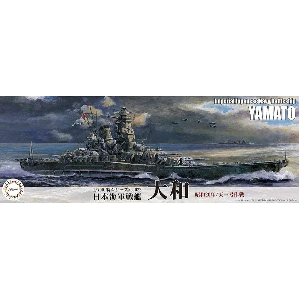 Fujimi 1/700 IJN Battleship Yamato (1945/Operation Tenichigo) (TOKU - 022) Plastic Model Kit - Hobbytech Toys