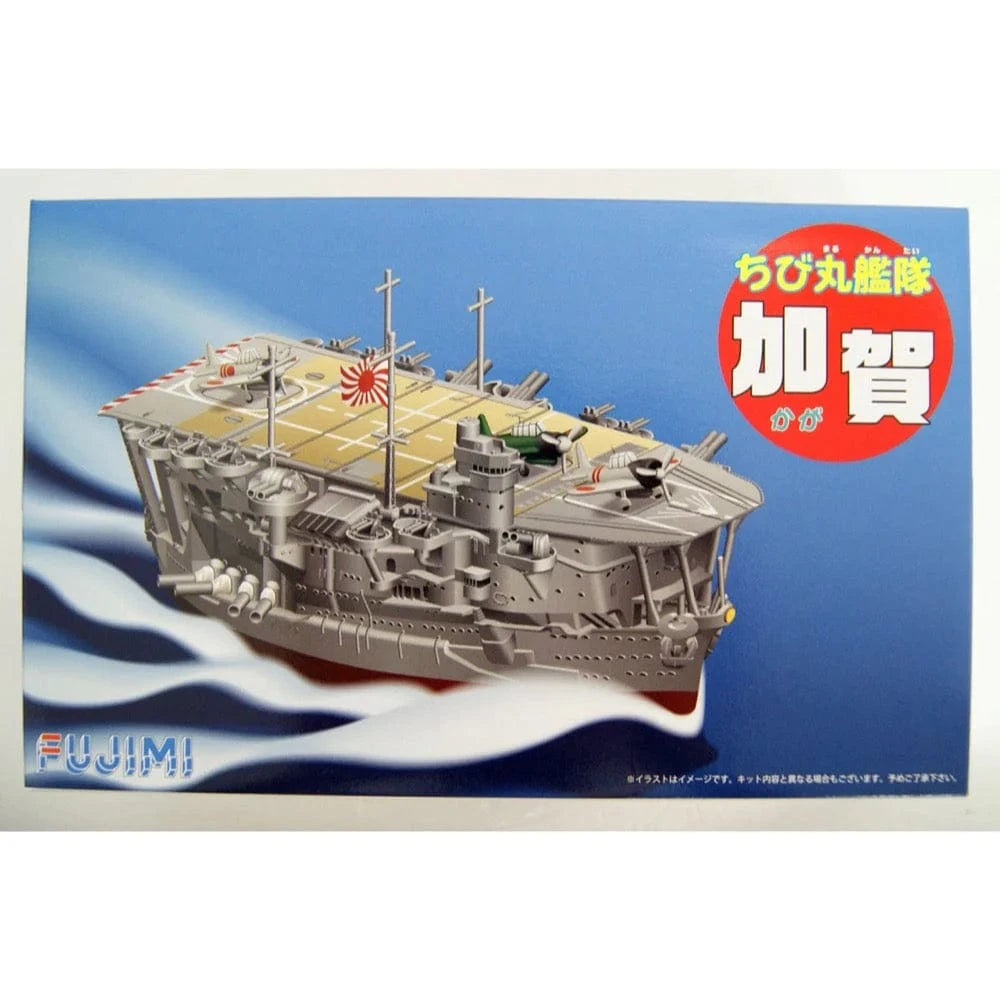 Fujimi Qstyle Chibimaru Ship Kaga (Qstyle No10) Plastic Model Kit - Hobbytech Toys