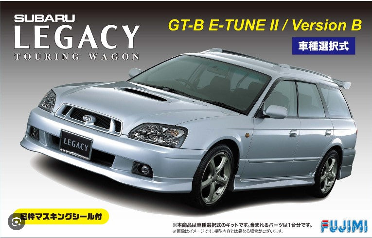 Fujimi 1/24 Subaru Legacy Touring Wagon GT-B E-tuneII / Version B w/Window Frame Masking (ID-77) Plastic Model Kit