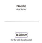 Gaahleri Airbrush 0.28mm Needle for GHAC - Swallowtail [42731] - Hobbytech Toys