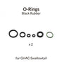 Gaahleri Airbrush Black O - Ring for GHAC - Swallowtail [40775] - Hobbytech Toys