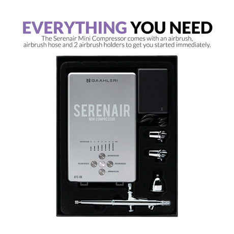 Gaahleri Ambition Series GTS-06 Serenair Mini Compressor & Airbrush Combo [44568]