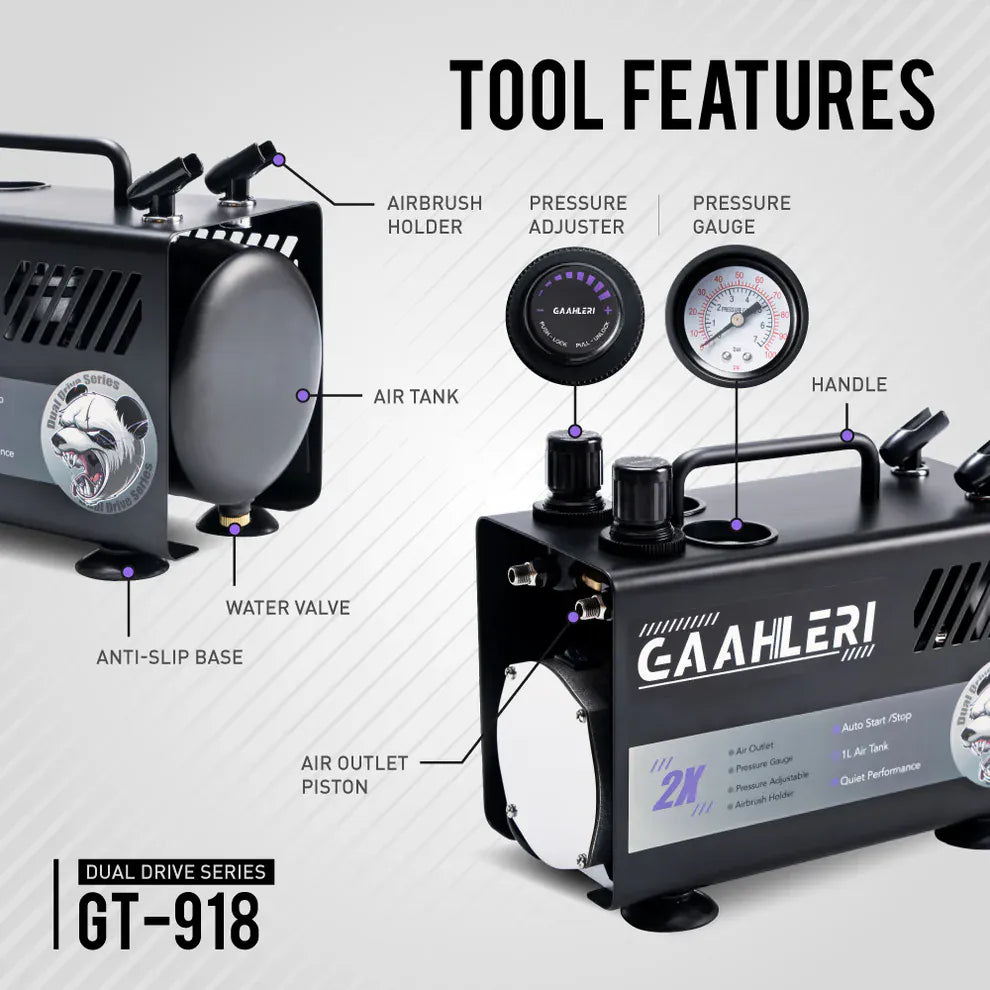 Gaahleri Dual Drive Series GT-918 Air Compressor [40058]