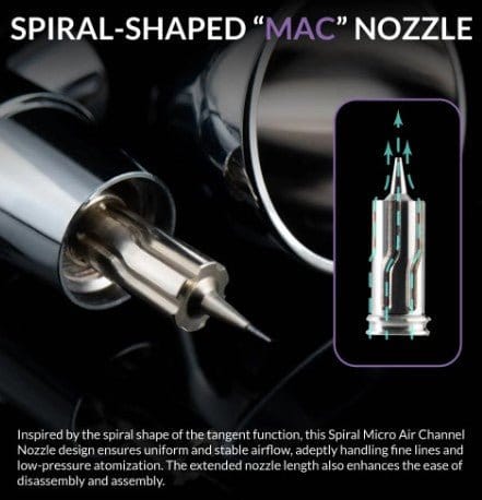 Gaahleri Premium Series GHPM - Mobius 0.2mm Airbrush [40850] - Hobbytech Toys