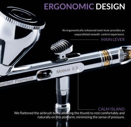 Gaahleri Premium Series GHPM - Mobius 0.3mm Airbrush [40867] - Hobbytech Toys