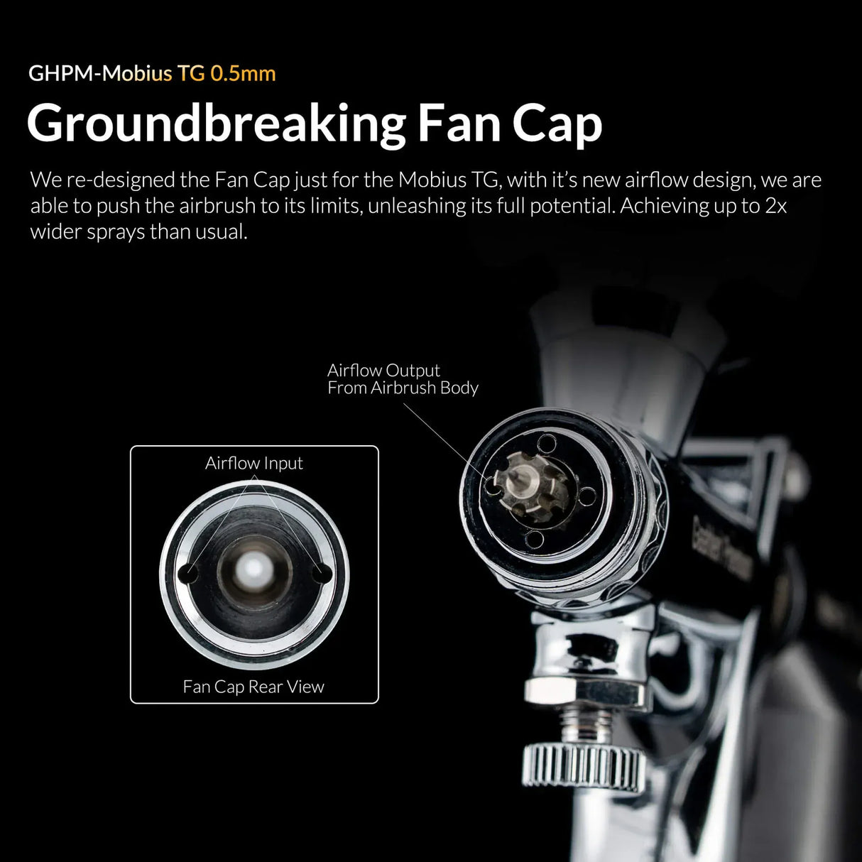 Gaahleri Premium Series GHPM-Mobius TG 0.5mm Airbrush