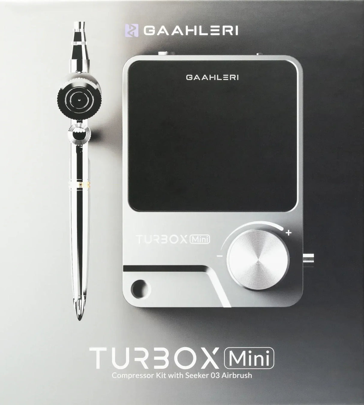 Gaahleri TurboX Mini Air Compressor with Seeker 0.3 Airbrush Combo