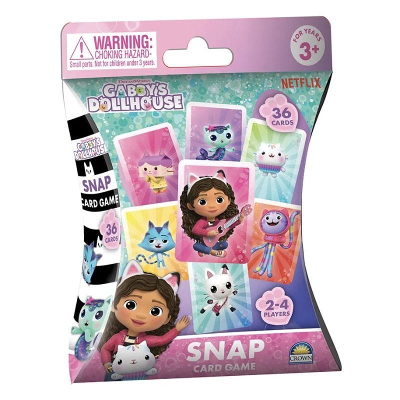 Gabbys Dollhouse Snap Card Game
